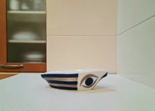 Cenicero de porcelana de Sargadelos