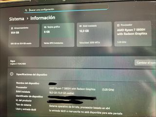 Portátil Gaming Lenovo