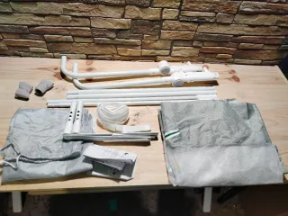 INTERBABY Barrera de cama 150 x 70 cm Abatible