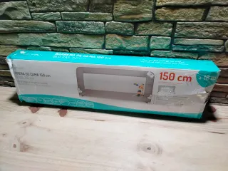 INTERBABY Barrera de cama 150 x 70 cm Abatible