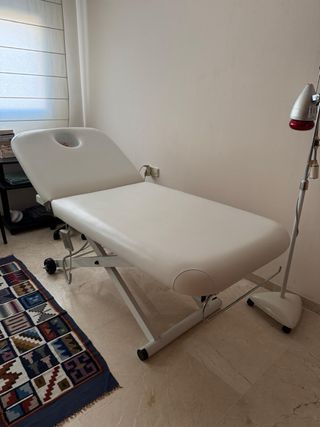 Camilla electrica de fisioterapia y masaje