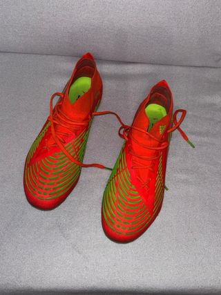 Zapatillas Fútbol Adidas Predator Rojas/Verdes