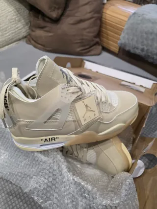 Jordan Retro 4 Beige/Blanco