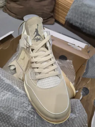 Jordan Retro 4 Beige/Blanco