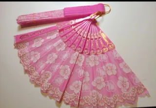 Lote 4 abanicos variados