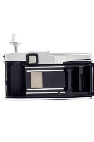 Cámara Olympus PEN-FT Plata y Negra