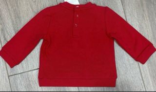 Maglioncino bimba rosso stelle glitter