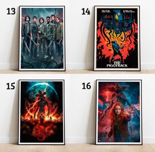 24 Pósters Stranger Things 30x42 cm