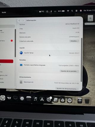 MacBook Air 13 Gris Espacial
