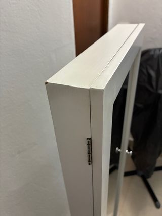 Espejo Joyero de Pie Blanco