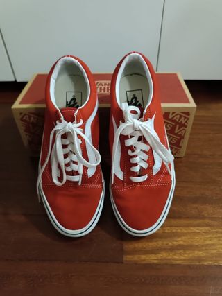 Vans Old Skool Rojas Talla 38