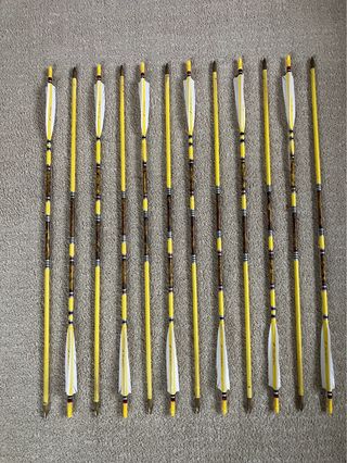 Flechas de madera de cedro 5/16 40/45#