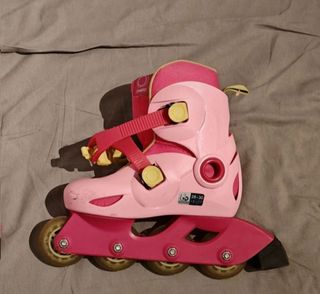 Pattini a rotelle rosa Oxeo taglia 28-30