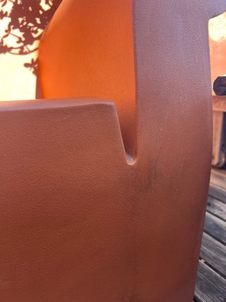 Sedia esterna Bubble Club Kartell Arancione