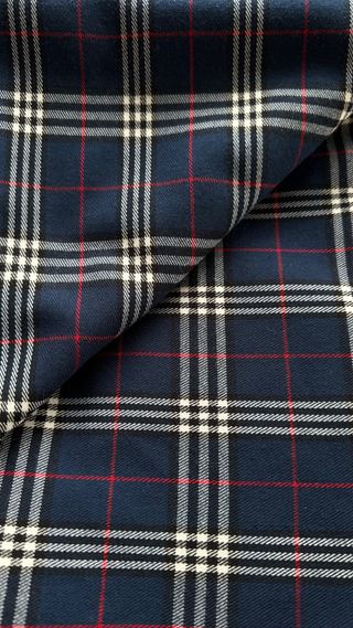 Tessuto scozzese misto lana stretch