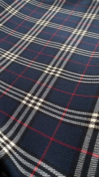 Tessuto scozzese misto lana stretch