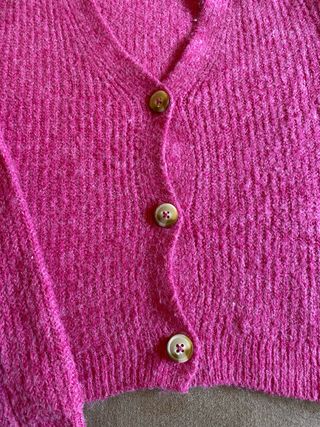 Cárdigan rosa talla 12 años / XS