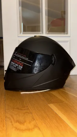 Casco Integral Talla XL Negro