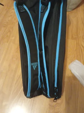 Paletero pádel Adidas negro y azul