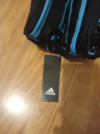 Paletero pádel Adidas negro y azul