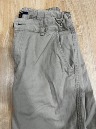 Pantalones cortos Kiabi - Talla S - Beige y verde