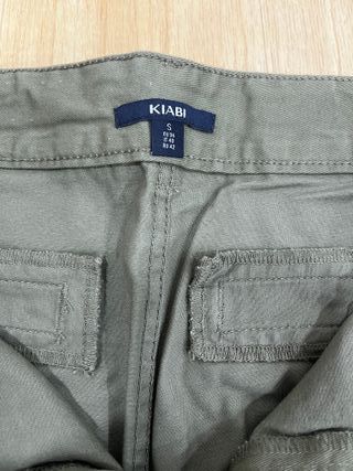Pantalones cortos Kiabi - Talla S - Beige y verde