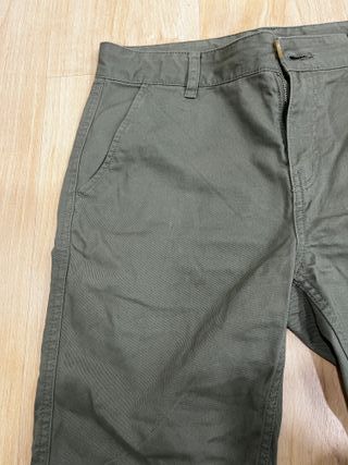 Pantalones cortos Kiabi - Talla S - Beige y verde