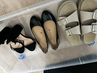 Pack Sandalias HM y Bailarinas Zara Tiras Tacón