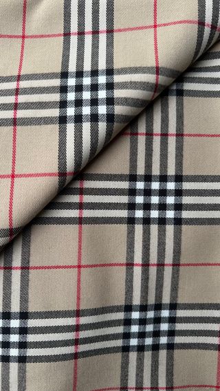 Tessuto lana stretch scozzese