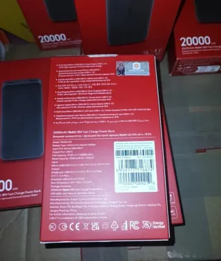 Batería Portátil Redmi 20000mAh Carga Rápida