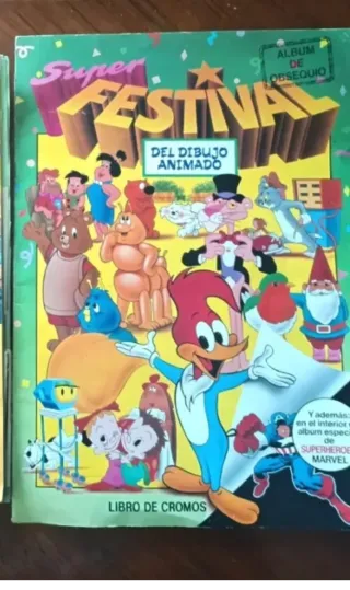 Lote de 5 álbumes de cromos vintage