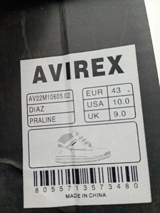 Stivali Avirex Pelle Marrone N. 43