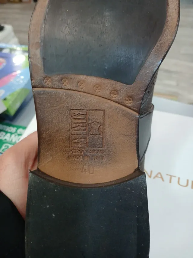 Zapatos Old Signature Marrón Hombre piel t 41