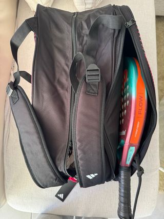 Paletero Adidas Negro y Rosa