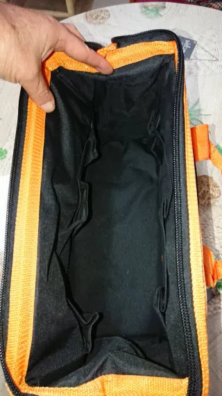 Bolsa de herramientas THORK negra y naranja