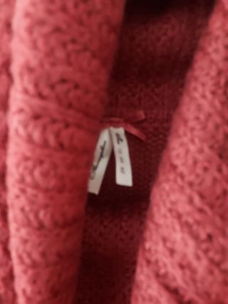 Jersey lana cuello vuelto manga corta