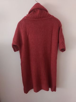 Jersey lana cuello vuelto manga corta