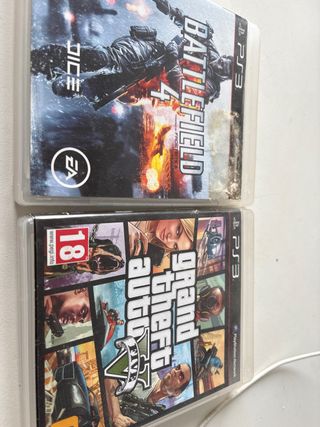 Juegos PS3 Battlefield 4 y GTA V