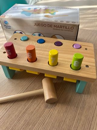 3 Juegos de madera + Puzzle de animales