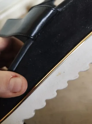 Sandali Guess zeppa neri con strass