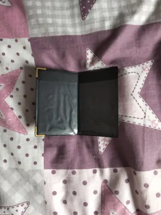 Tarjetero Negro Permiso de Conducción DNI