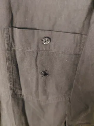 Camisa Burberry Hombre Talla M Negra