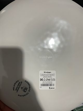 Set 9 platos melamina Papa Noel