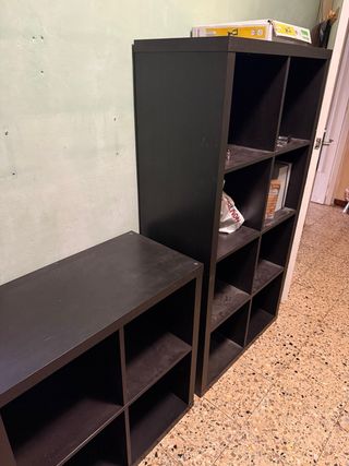 Estanterías Kallax Ikea Negro en Barcelona