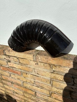 Codo cerámica para chimenea negro Tengo 2 . 10€uno