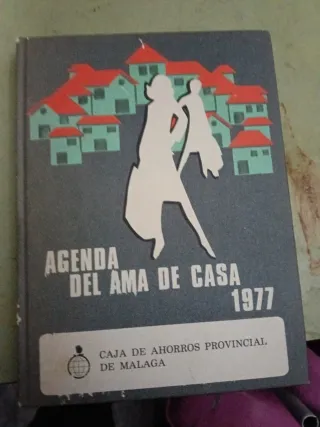 Libros agenda del ama de casa  de 1977