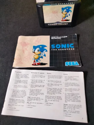 Sonic The Hedgehog Sega Mega Drive
