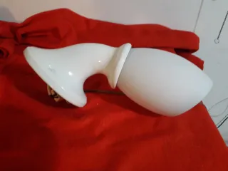 Applique retrò Ferroluce porcellana e vetro