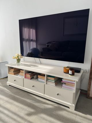 Mueble TV Blanco Ikea Liatorp