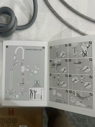 Rubinetto Cucina Blanco Mida-S HD Grigio